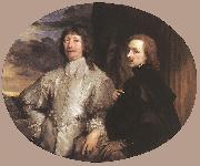 DYCK, Sir Anthony Van Sir Endymion Porter and the Artist dfh Norge oil painting reproduction